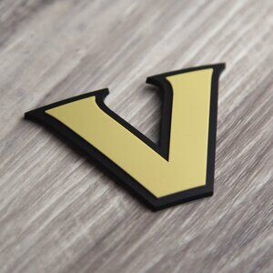 Vanderbilt Commodores Gold 3D Snapback Trucker Hat- Mossy Oak Bottomland/ Loden